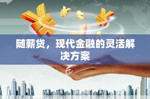 泸溪随薪贷，现代金融的灵活解决方案