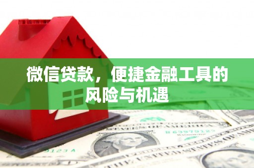 泸溪微信贷款，便捷金融工具的风险与机遇