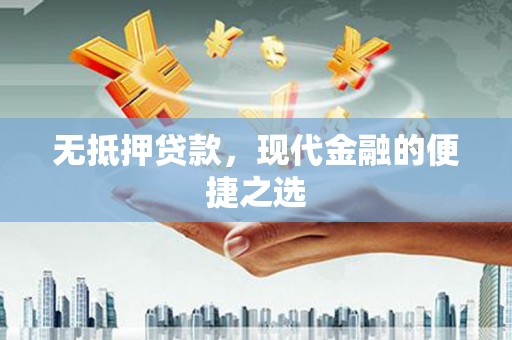 泸溪无抵押贷款，现代金融的便捷之选