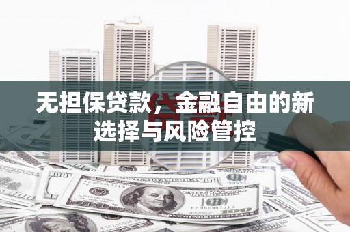 泸溪无担保贷款，金融自由的新选择与风险管控