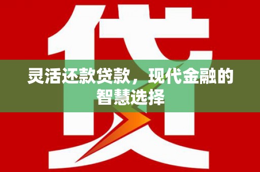泸溪灵活还款贷款，现代金融的智慧选择