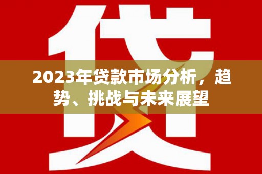 泸溪2023年贷款市场分析，趋势、挑战与未来展望