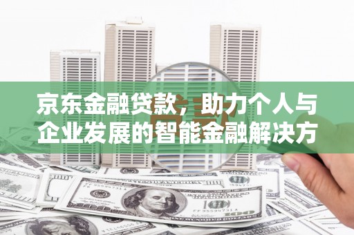 泸溪京东金融贷款，助力个人与企业发展的智能金融解决方案