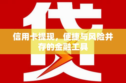 泸溪信用卡提现，便捷与风险并存的金融工具
