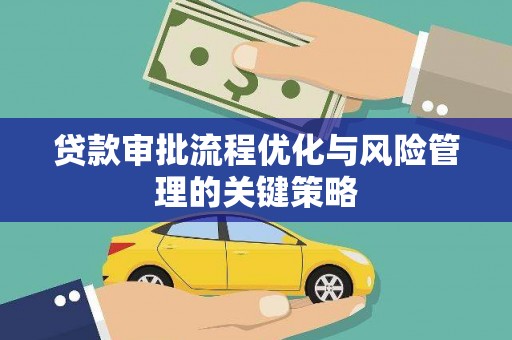 泸溪贷款审批流程优化与风险管理的关键策略