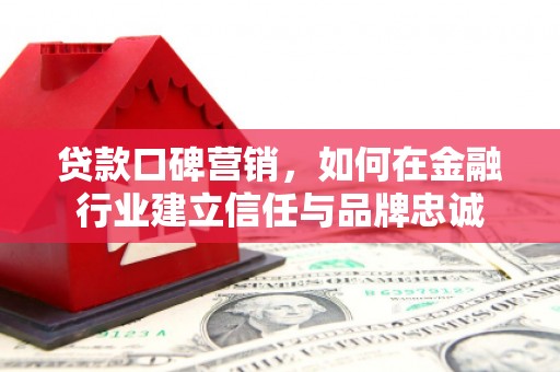 泸溪贷款口碑营销，如何在金融行业建立信任与品牌忠诚