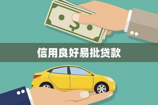 泸溪信用良好易批贷款