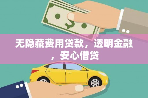泸溪无隐藏费用贷款，透明金融，安心借贷