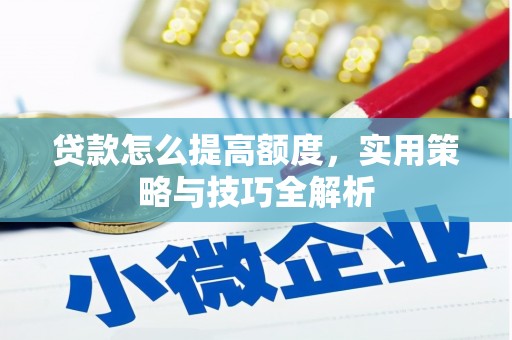 泸溪贷款怎么提高额度，实用策略与技巧全解析