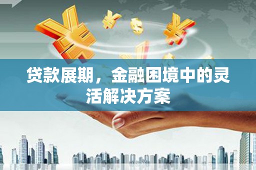 泸溪贷款展期，金融困境中的灵活解决方案