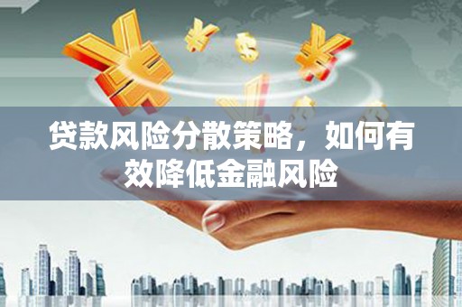 泸溪贷款风险分散策略，如何有效降低金融风险