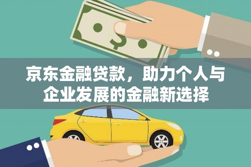 泸溪京东金融贷款，助力个人与企业发展的金融新选择