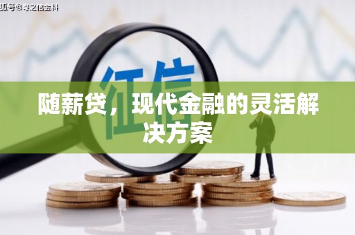 泸溪随薪贷，现代金融的灵活解决方案
