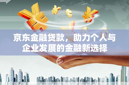 泸溪京东金融贷款，助力个人与企业发展的金融新选择