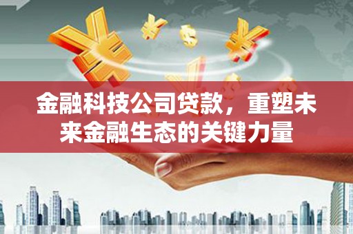 泸溪金融科技公司贷款，重塑未来金融生态的关键力量