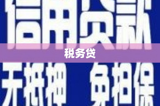 泸溪税务贷