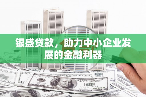 泸溪银盛贷款，助力中小企业发展的金融利器
