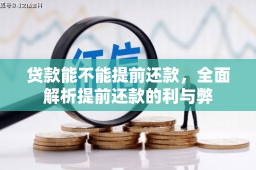泸溪贷款能不能提前还款，全面解析提前还款的利与弊
