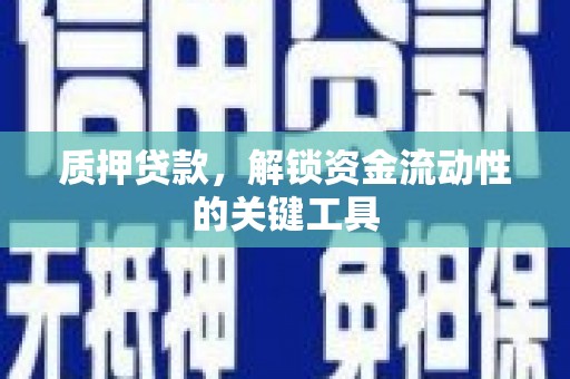 泸溪质押贷款，解锁资金流动性的关键工具
