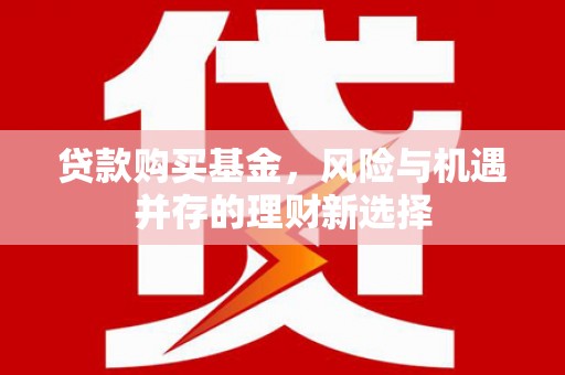 泸溪贷款购买基金，风险与机遇并存的理财新选择