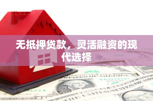 泸溪无抵押贷款，灵活融资的现代选择