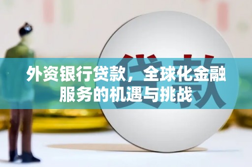 泸溪外资银行贷款，全球化金融服务的机遇与挑战