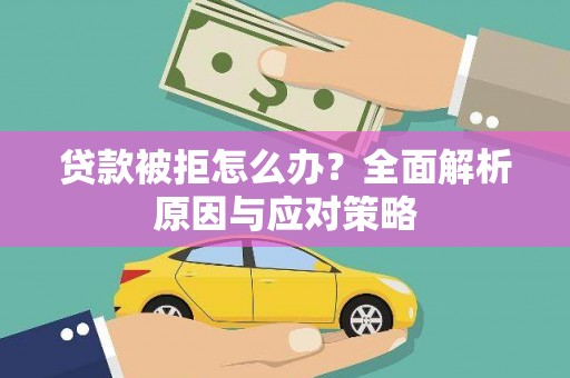 泸溪贷款被拒怎么办？全面解析原因与应对策略